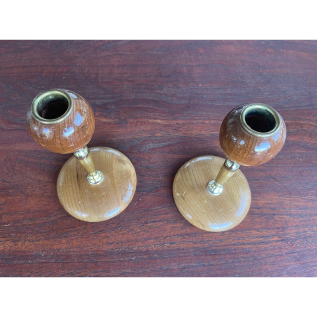 Here are a pair of Oregon candleholders from the 1950/1960 period in pretty original condition. Love what the USA made...