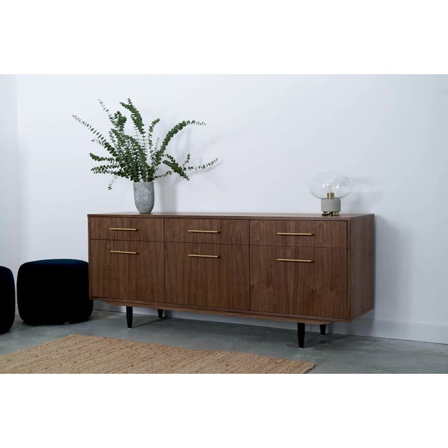 Danish Design Walnut Chest of Drawers For Sale - Image 4 of 9
