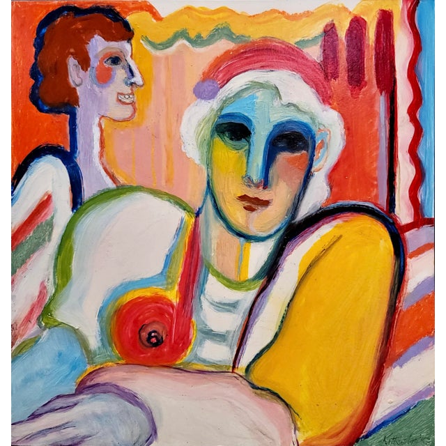 Nancy Kittredge -Rich Woman vs. Poor Woman-Oil Painting For Sale - Image 4 of 11