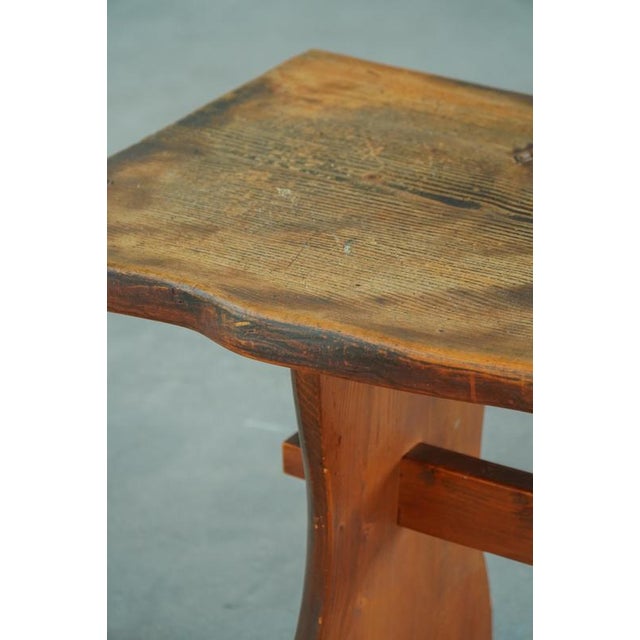 Danish Rustic Wabi Sabi Dining Table in Pine, 1950s For Sale - Image 12 of 18