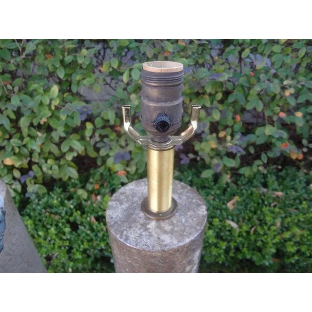 Mid-Century Modern Marble Lamps-A Pair For Sale - Image 10 of 13