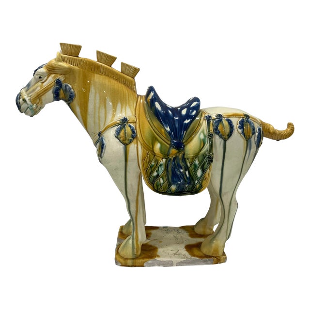1990s Tang Style Ceramic Horse For Sale
