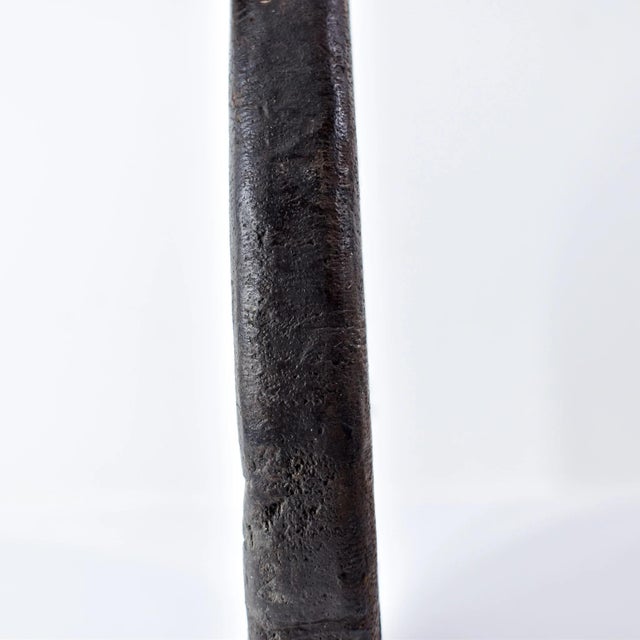 African Early 20th Century Yoruba Wood Divination Plate Nigeria For Sale - Image 3 of 11