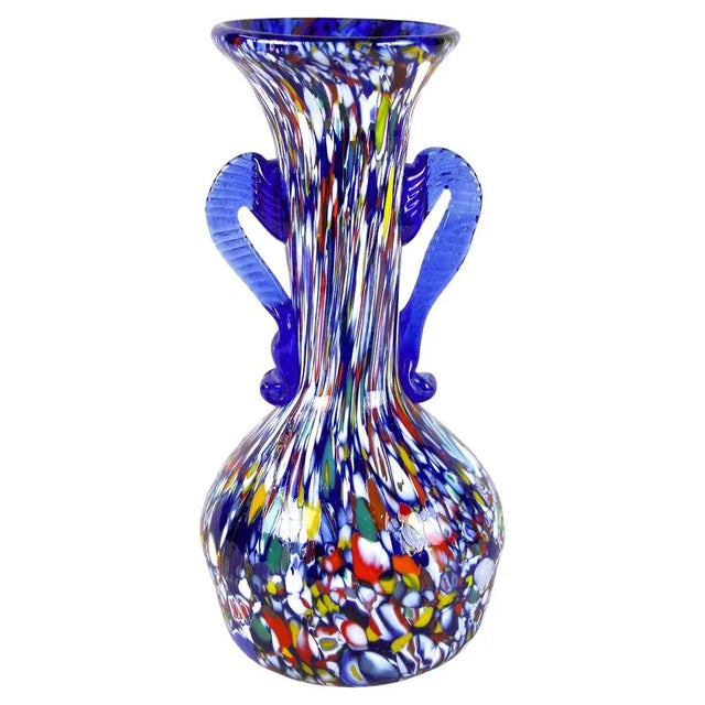 Mid-Century Italian Vase in Murano Glass by Fratelli Toso, 1940s For Sale - Image 15 of 15