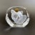 Vintage French Cristal d'Arques Etched Crystal Bear Paperweight For Sale - Image 13 of 13