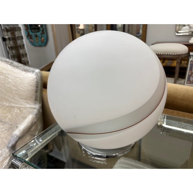 Mid-Century Modern 1970s Italian Modern Murano Glass Lamp For Sale - Image 3 of 10