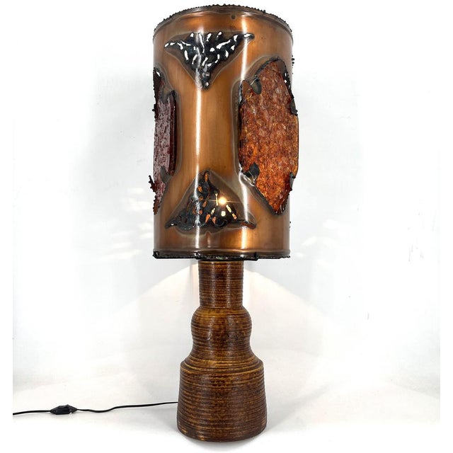 Table Lamp from Potterie D'Accolay, 1970s For Sale - Image 13 of 13