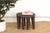 Wood Round Artisanal African Side Table For Sale - Image 7 of 7