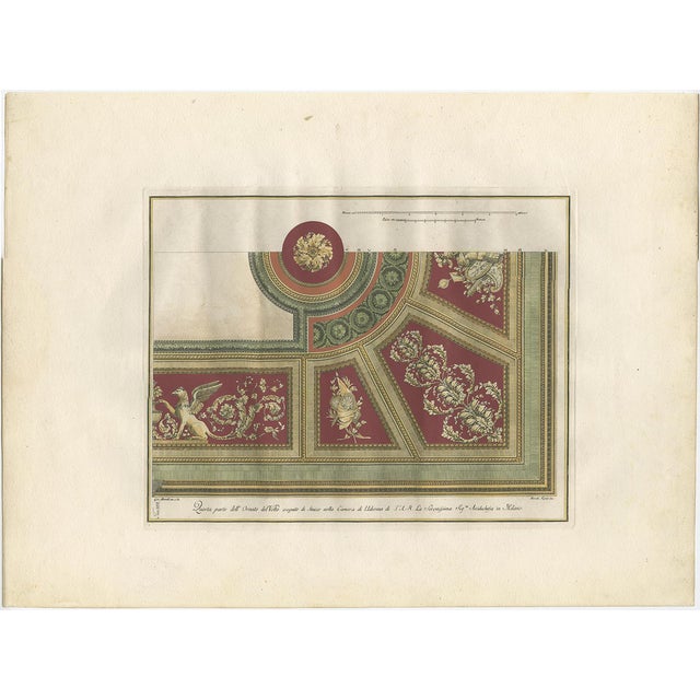 Albertolli, Ornaments Tav. XVI, 1782, Paper For Sale