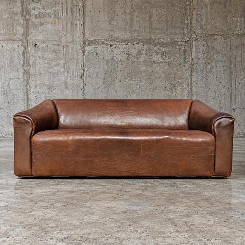 DS-47 Sofas in Brown Leather from de Sede, Set of 2 For Sale - Image 3 of 7