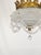 Antique 6 Light Twinkling Beaded Flush Mounted Crystal Chandelier For Sale - Image 12 of 13