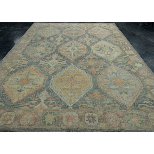 Turkish Oushak Rug 9'5" x 12'9" #18637 Explore a curated collection of hallway runners, wool rugs, and handmade...