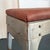 1940s Custom Industrial Brushed Steel and Leather Bench For Sale In New York - Image 6 of 9