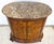 Thomasville Thomasville Elysse Marble Top Accent Bar Cabinet Center End Table Burl Finish For Sale - Image 4 of 15
