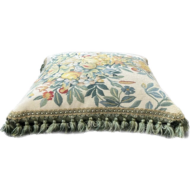 Adorned with intricate botanical designs, this pillow seamlessly combines the richness of nature with the luxury of fine...