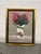 2010s Red Bouquet in a White Vase", by S. Burr, Oil on Canvas For Sale - Image 5 of 8