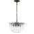 Chapman & Myers by Visual Comfort Studio Arden 4-Light Small Chandelier in Aged Iron For Sale