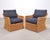 Wood Set of Three Bielecky Brothers Rattan and Wicker Lounge Chairs For Sale - Image 7 of 18