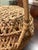 Vintage Mid-Century Handwoven Rattan Storage Basket With Domed Lid For Sale - Image 9 of 10