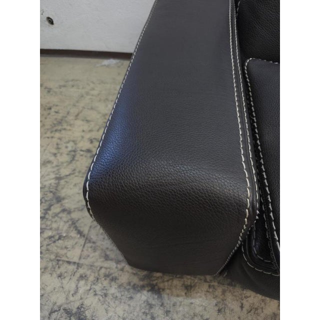 Leather Sofa in Brown by Roche Bobois For Sale - Image 5 of 18