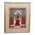 1970s Irene Awret (B. 1921) Framed Ceramic Figural Tile Painting, Jimmy Carter "Peace" Series For Sale