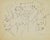 Mino Maccari, The Sculptor, Ink Drawing on Paper, 1960s For Sale - Image 3 of 3