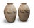 Vintage Pair of Japanese-Style Crackle Glaze Ceramic Vases For Sale - Image 4 of 7