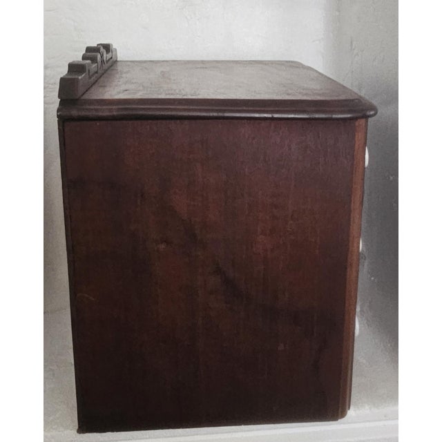 Wood Miniature 1880s Walnut Eastlake 3‑Drawer Chest With Dovetailed Drawers For Sale - Image 7 of 18