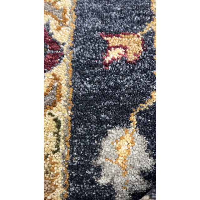 Indo Persian Tabriz Rug Wool & Silk 9’ X 12’ For Sale - Image 14 of 14