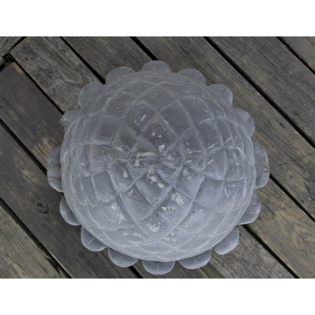 Plastic Large Decorative Fiberglass Pinecone Finial Decoration For Sale - Image 7 of 8