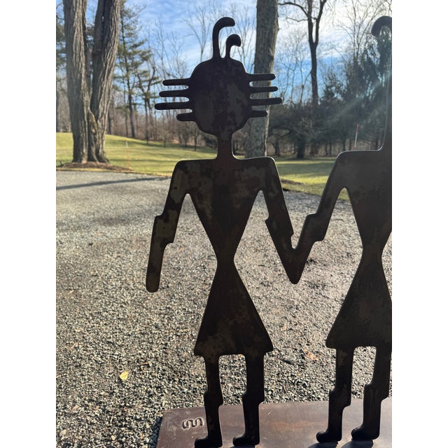 Fabulous Figural Garden Sculpture by Artist Doug Weigel For Sale In New York - Image 6 of 9