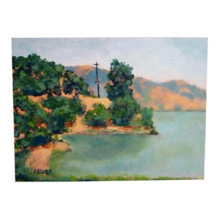 Contemporary Impressionist Style Landscape Oil Painting For Sale
