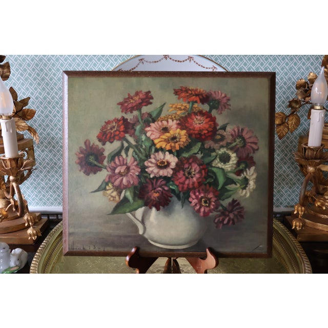 Mid 20th Century Set of 6 Mid-Century Henk Bos Dutch Still-Life Art Plaques For Sale - Image 5 of 18
