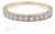 14k 585 Solid Yellow Gold Natural Diamond Band Ring, Size 8.75 For Sale