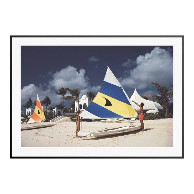 Sailing in Anguilla 1992 by Slim Aarons Framed C-Print For Sale