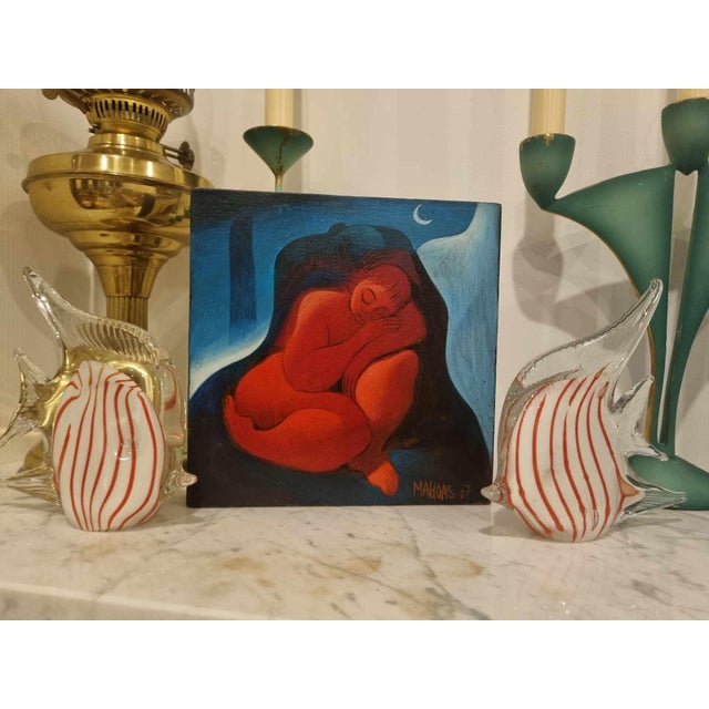 Hugues Mahoas, Desert Lover, 2007, Oil on Canvas For Sale - Image 7 of 9