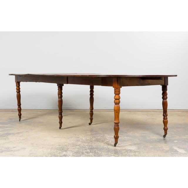 Antique English Victorian Drop-Leaf Dining Table in Mahogany, Late 19th Century For Sale - Image 15 of 18