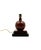 Brown Vintage French Art Deco Wood Table Lamp, 1930s For Sale - Image 8 of 12