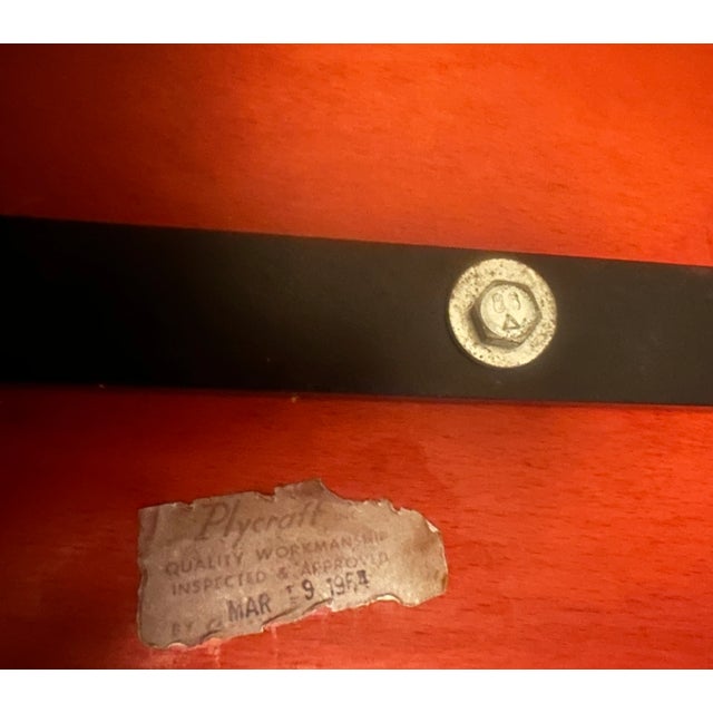 Wood Norman Cherner Bar Counter Stools Pair Plycraft Mid Century Modern 1960s Eames Knoll Era For Sale - Image 7 of 7