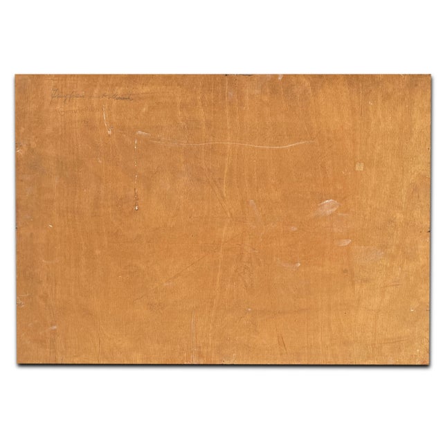 Jungfrau Massif Landscape, Early 1900s, Oil on Board, Framed For Sale - Image 5 of 14