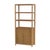 Brown Nora 32 in W. x 72 in. H Wood 3- Tier Etagere Bookcase, Light Natural For Sale - Image 8 of 8