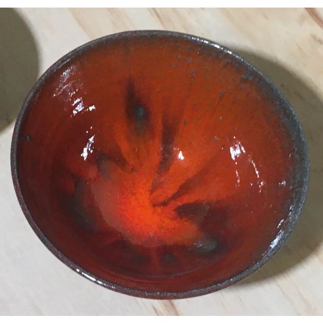 Vintage Oscar Bucher Mid-Century Studio Pottery Bowls - a Pair For Sale - Image 6 of 13