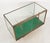 Traditional Antique French Glass Front Brass Frame Display Case For Sale - Image 3 of 12