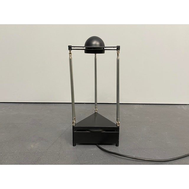 Metal Kandido Extendable Table Lamp by Ferdinand Alexander Porsche for Luci, Italy, 1980s For Sale - Image 7 of 12