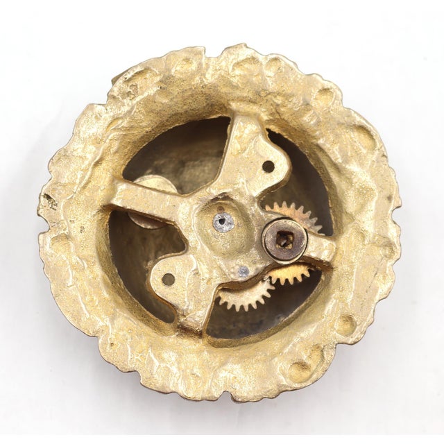 Antique Victorian Mechanical Twist Brass Doorbell For Sale - Image 6 of 6