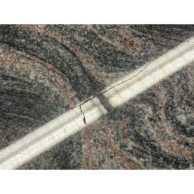 Le Corbusier Lc6 Tube D’Avion Base + Bespoke Granite Top Dining Table For Sale - Image 11 of 12