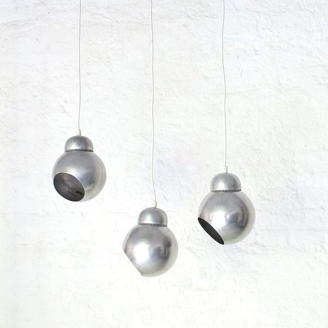 Alvar Aalto No. A338 Bilberrys Lamp by Alvar Aalto for Finn Form, 1950s, Set of 3 For Sale - Image 4 of 10