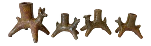 Mid 20th Century Primitive Animal Candle Holders - Set of 4