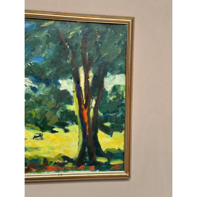 Maurice Moberg, Gläntan, Båstad, 1950s, Oil Painting on Canvas, Framed For Sale - Image 10 of 18