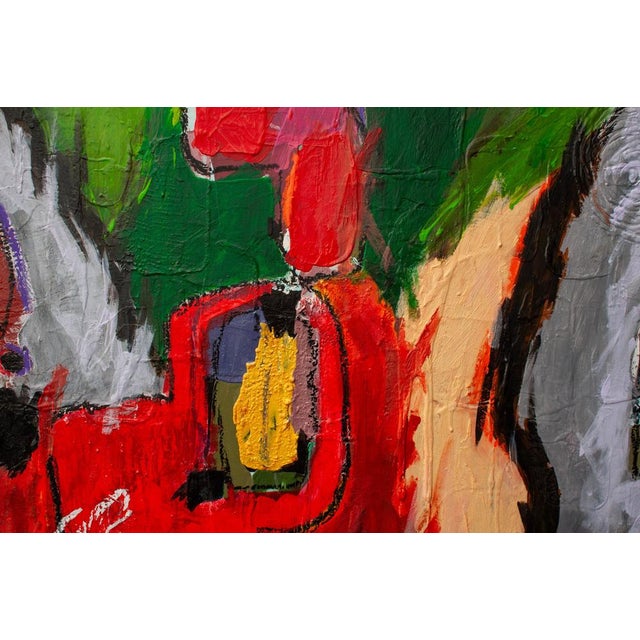 Contemporary Natalia Vypritskaia, Points of Contact, Acrylic For Sale - Image 3 of 6